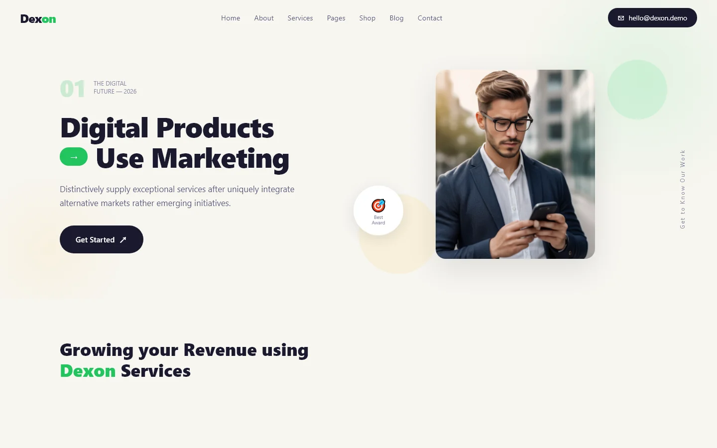 Dexon: Exceptional Business Services | बिज़नेस और कंसल्टिंग — Free Business & Consulting Website Template | HTML5 Tailwind CSS