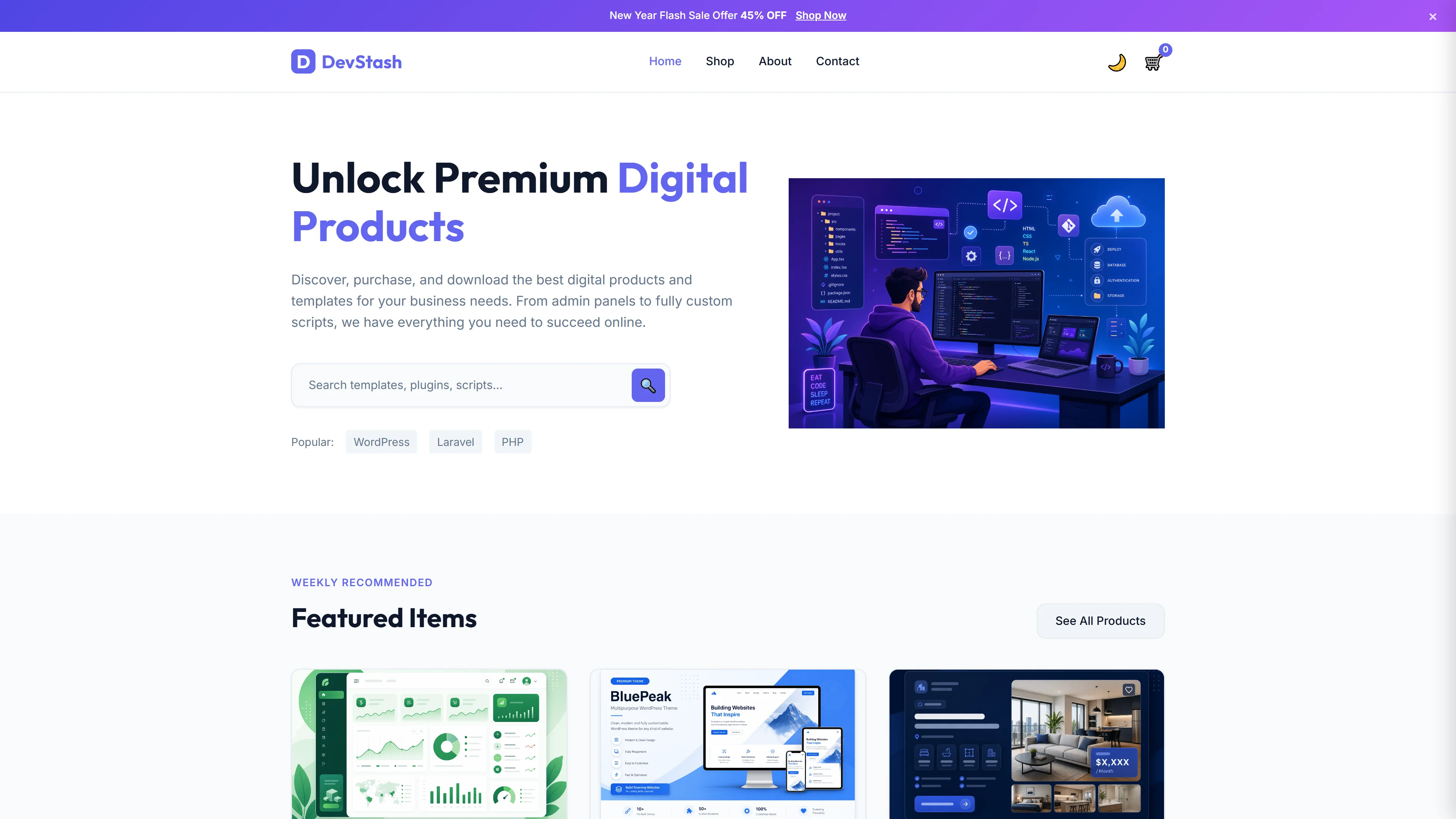 DevStash | बिज़नेस और कंसल्टिंग — Free Business & Consulting Website Template | HTML5 Tailwind CSS