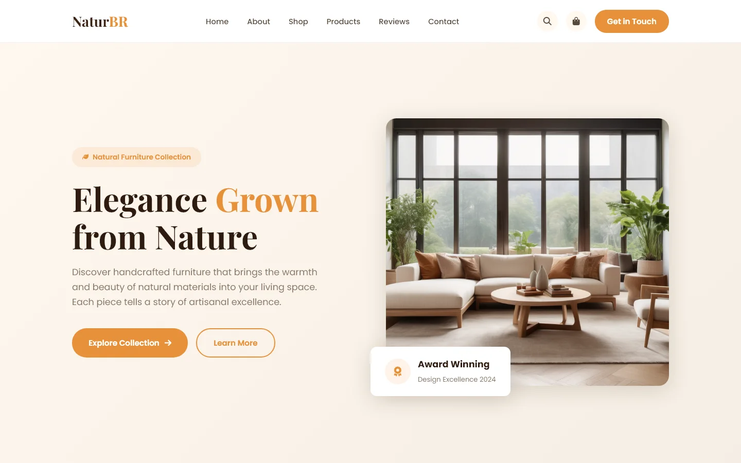 NaturBR | Home Services — Free Home Services Website Template | HTML5 Tailwind CSS