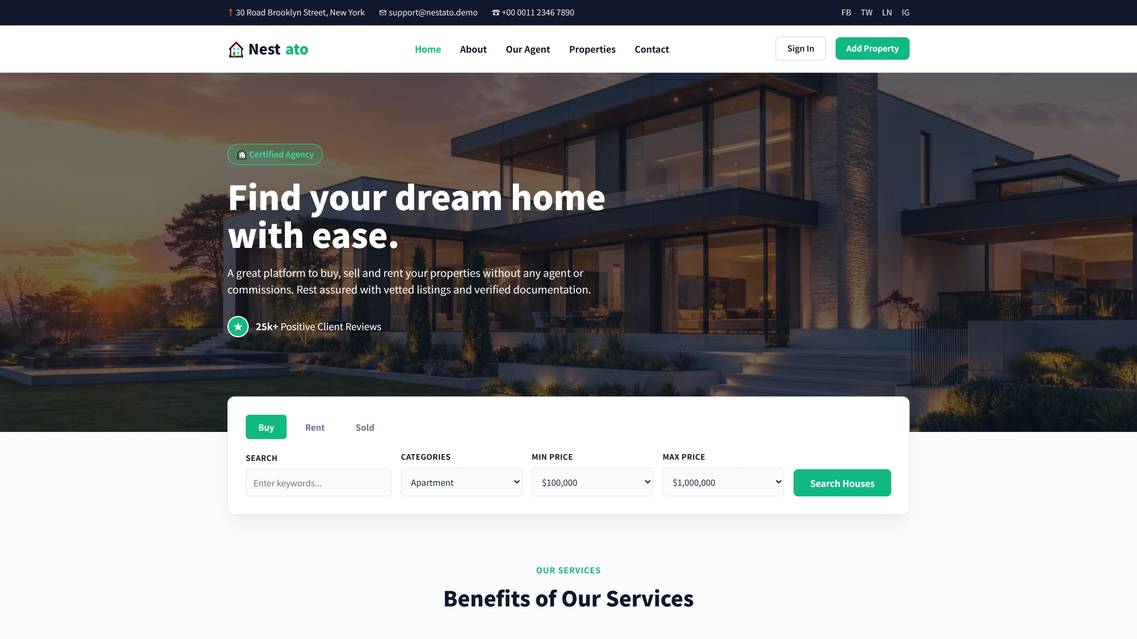 Nestato: Find Your Dream Home with Ease | Real Estate & Construction