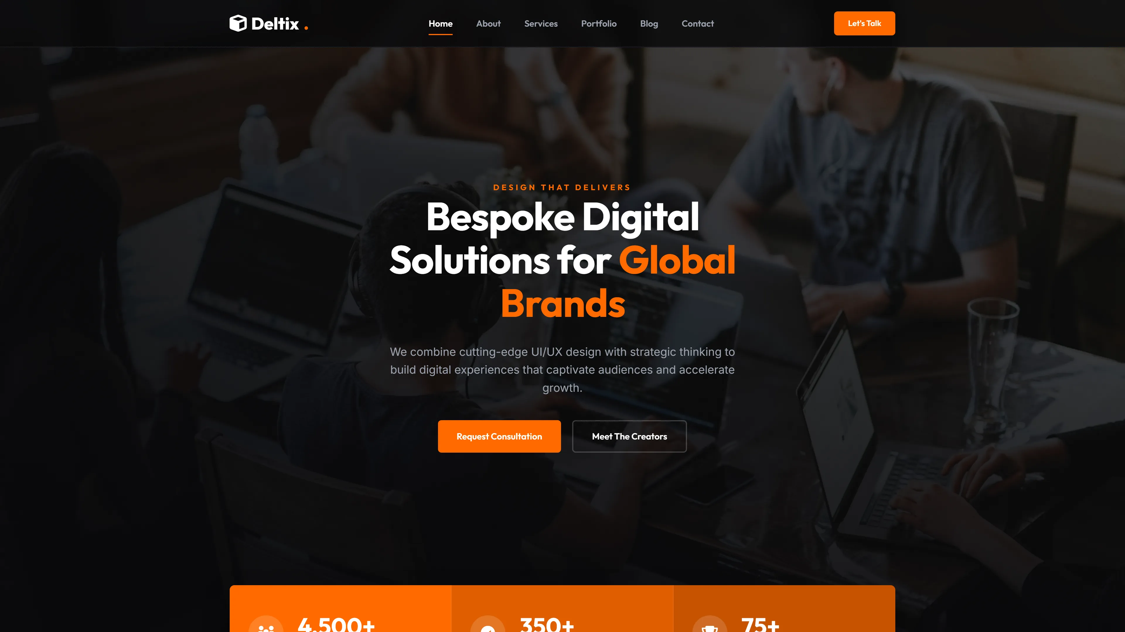 Deltix | Creative Website Template