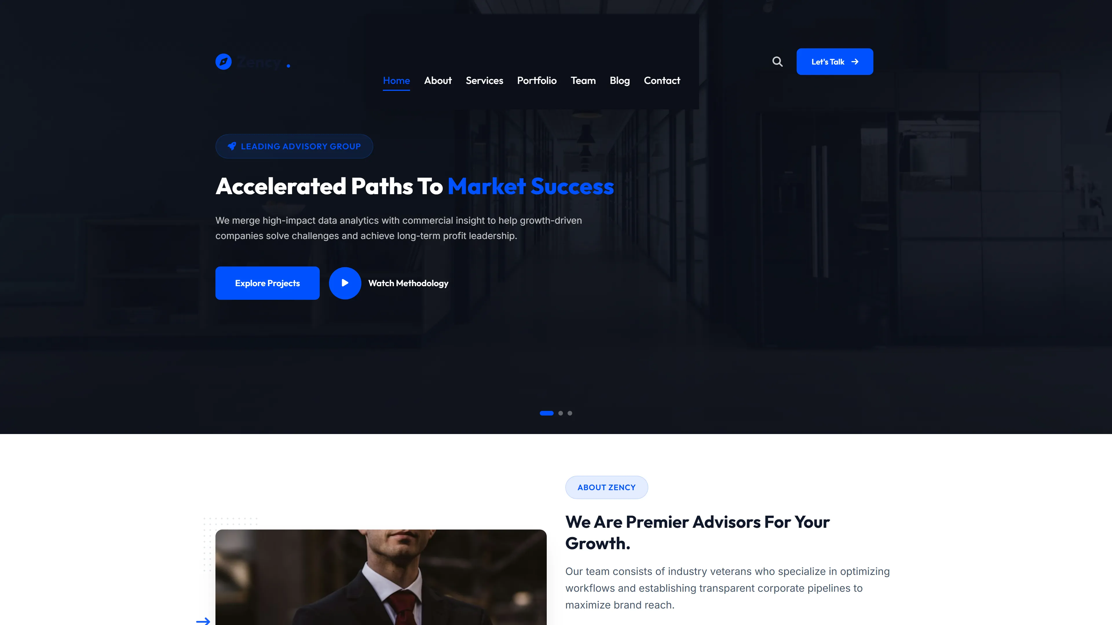 Zency | Business Consulting Strategy Template