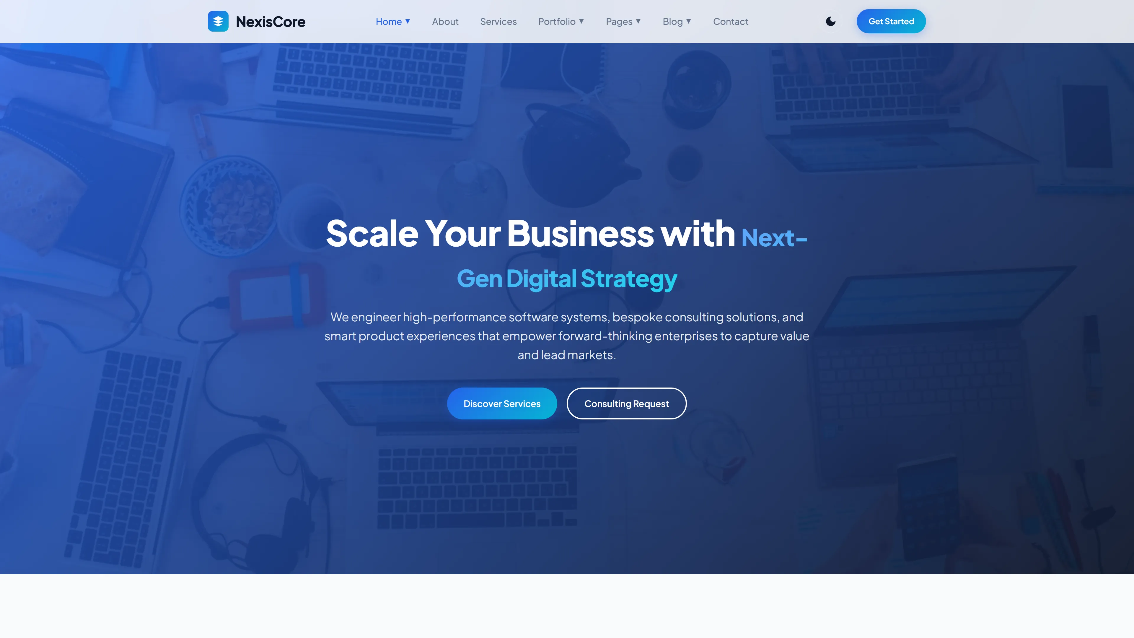 NexisCore | IT Website Template