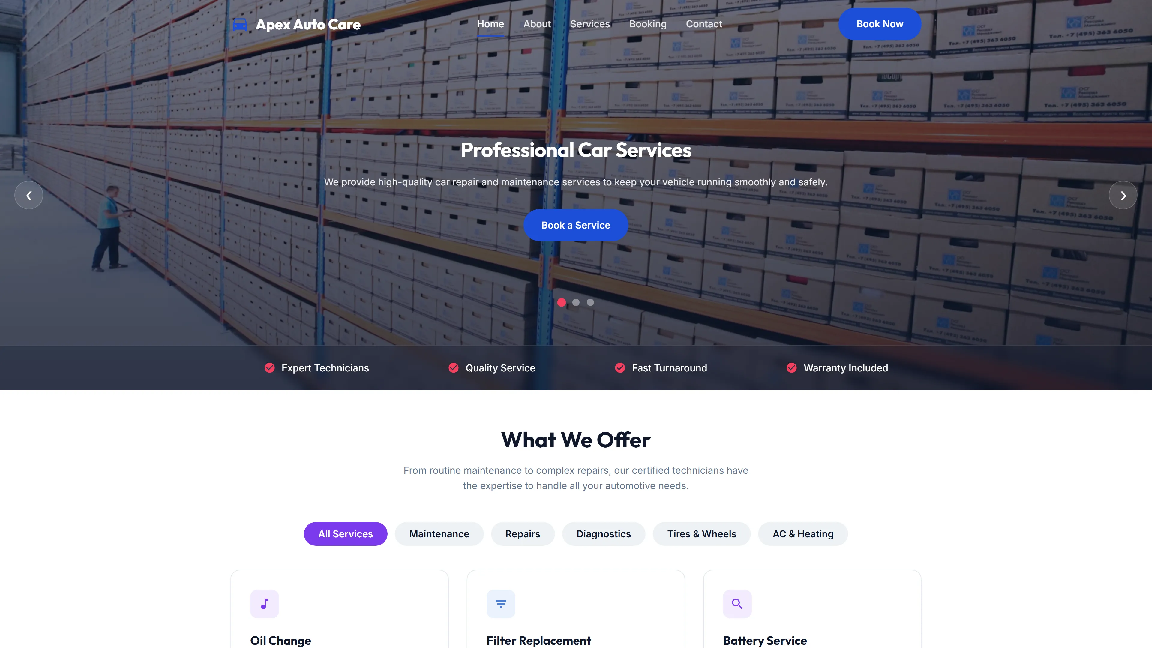 Apex Auto Care | Automotive Website Template — Free Auto Repair Website Template | HTML5 Tailwind CSS