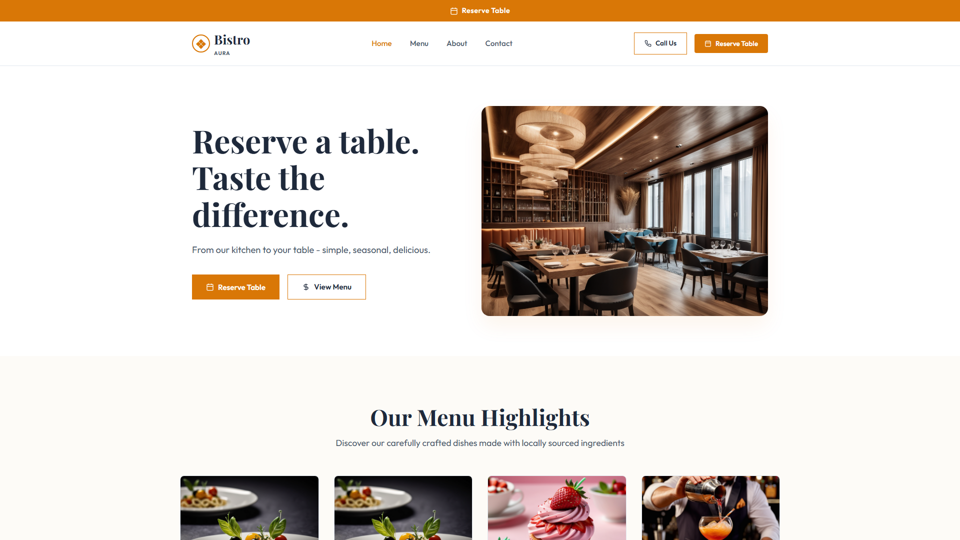 BistroAura - Restaurant | रेस्तरां और फ़ूड