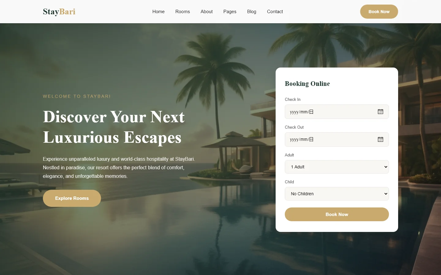 StayBari: Discover Your Next Luxurious Escape | Hotel & Hospitality