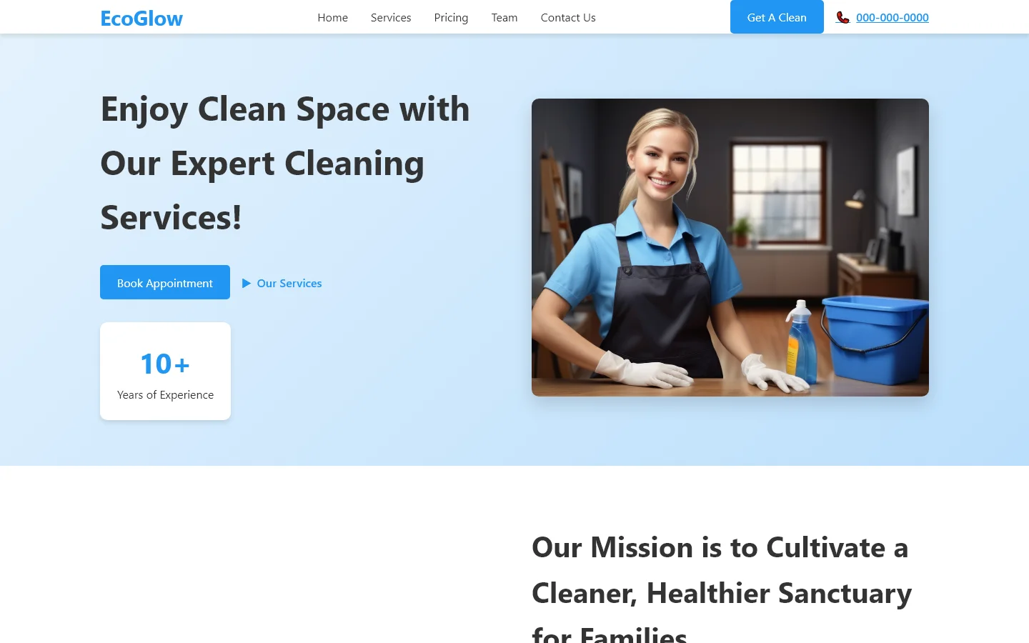 EcoGlow - Cleaning Services | Home Services