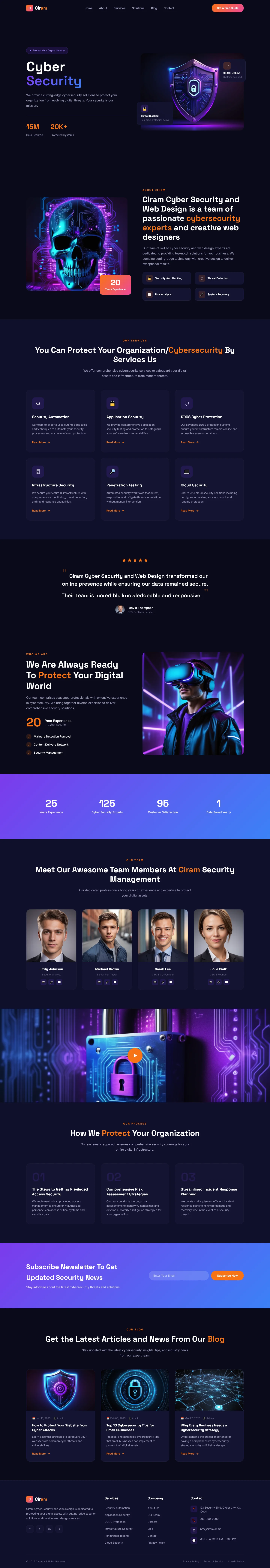 Ciram | IT और सॉफ़्टवेयर — Free HTML5 Tailwind CSS Website Template Preview