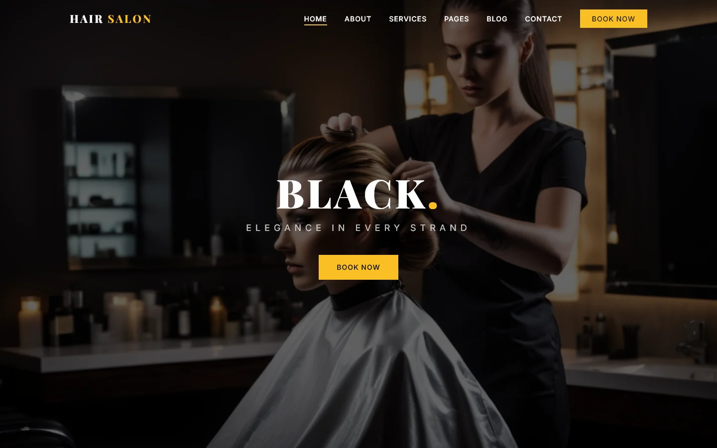 Welcome to Hair Salon | Beauty & Salon — Free Beauty & Salon Website Template | HTML5 Tailwind CSS