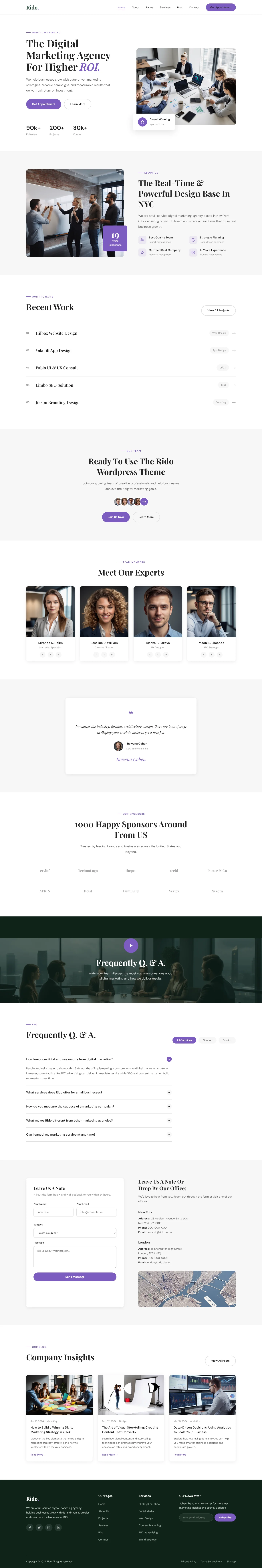 Rido | बिज़नेस और कंसल्टिंग — Free HTML5 Tailwind CSS Website Template Preview